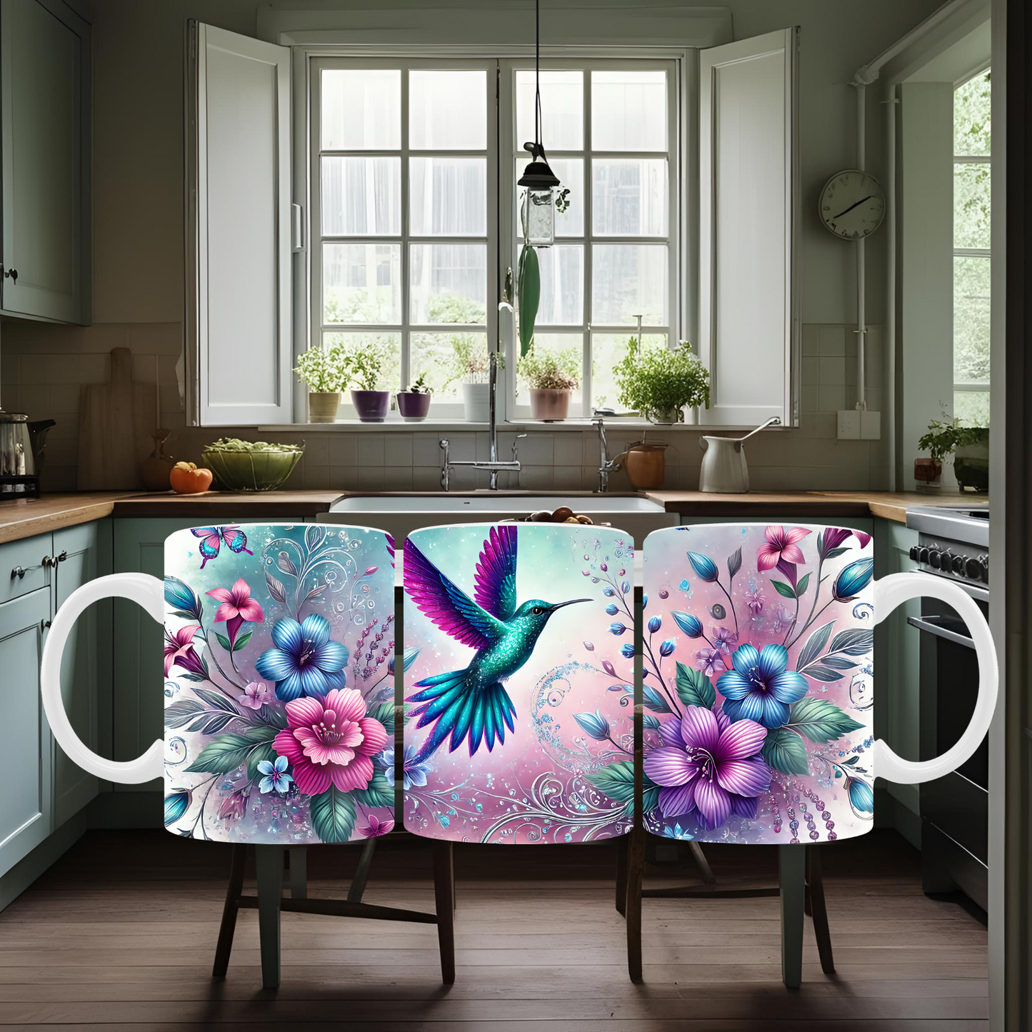 Hummingbird Feast Mug