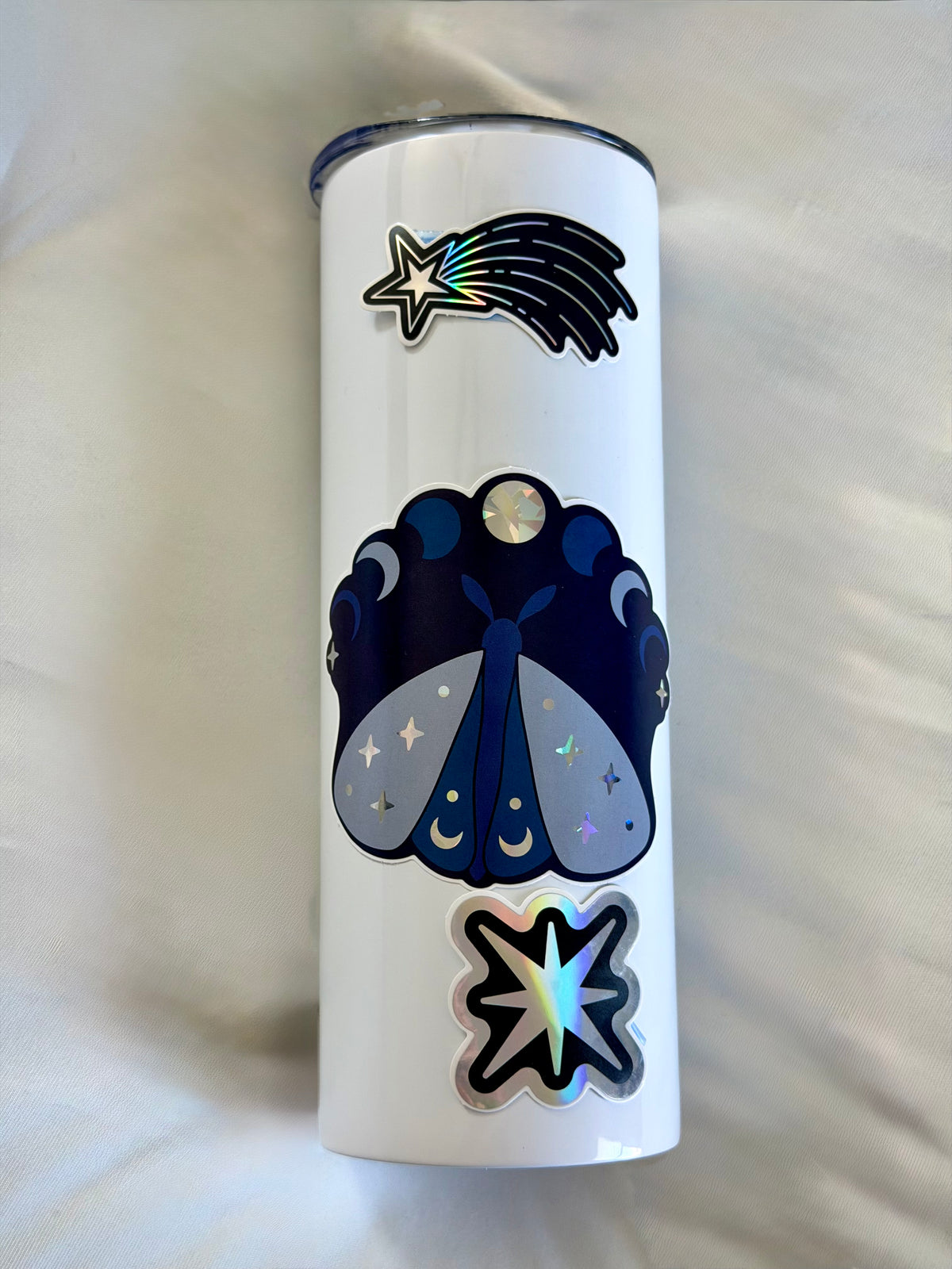 Limited Edition Celestial Butterfly Holographic Sticker 5 Pack