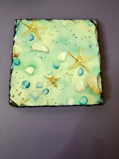 Beach Square Coasters