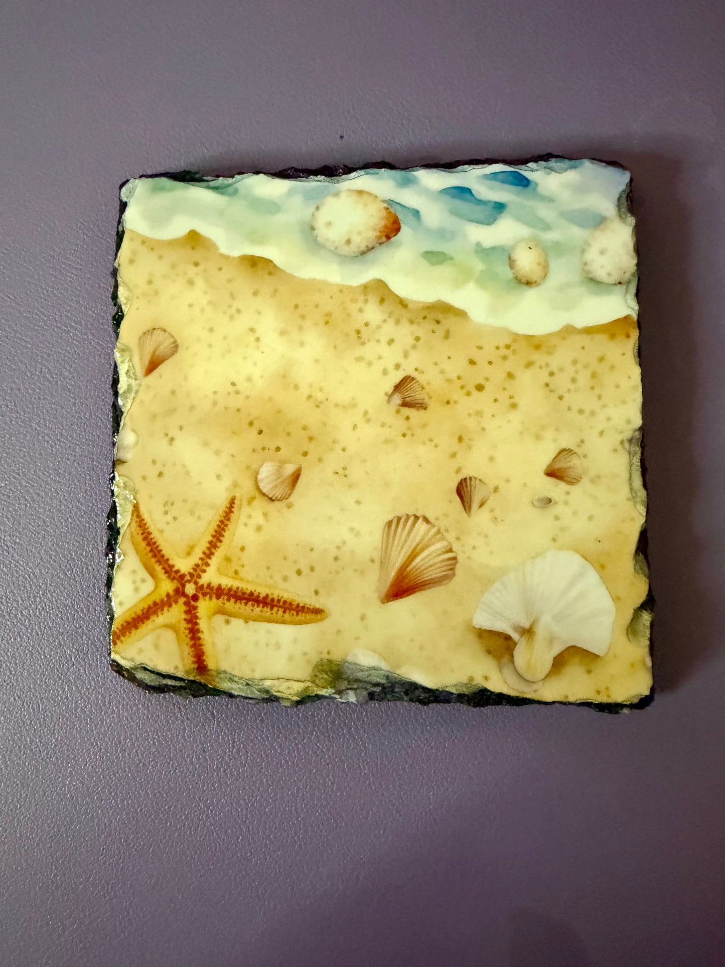 Beach Square Coasters