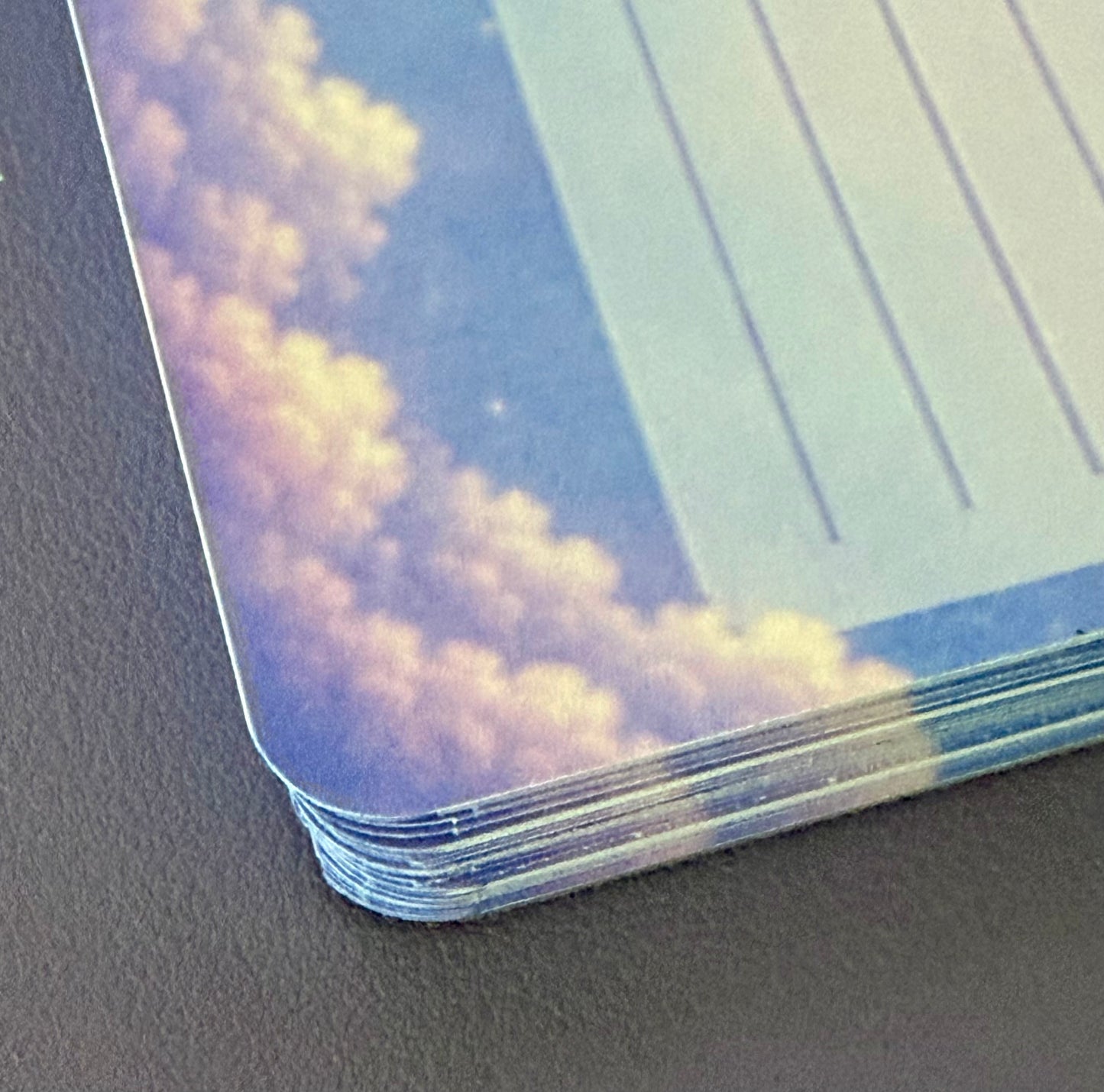 Moon & Stars Shopping List Notepad | Celestial Galaxy Kawaii Stationery | Moon & Stars Planet Lined Notepad