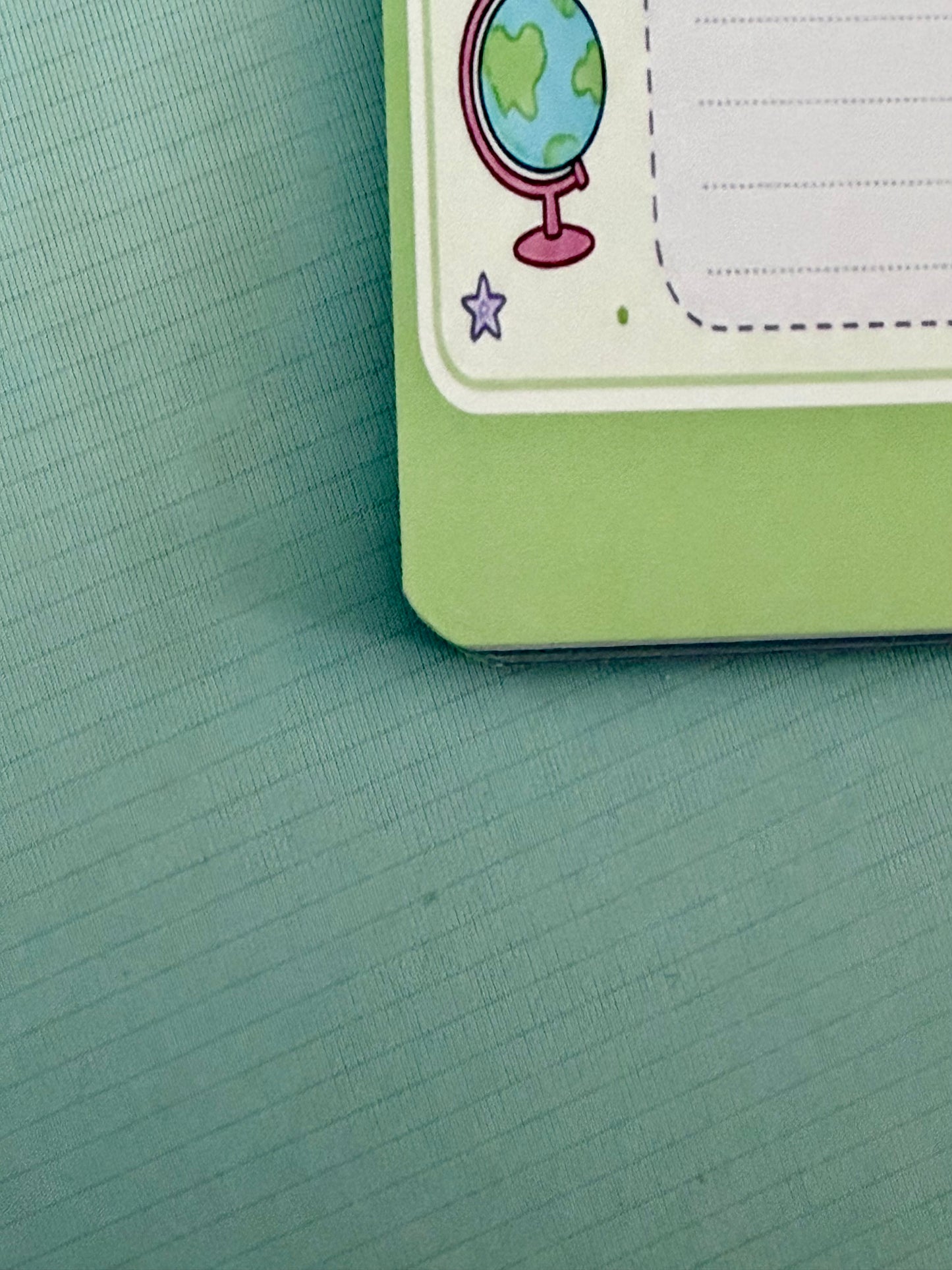 Starburst Days Homework Tracker – Handmade Celestial Pastel | Student Assignment Organizer