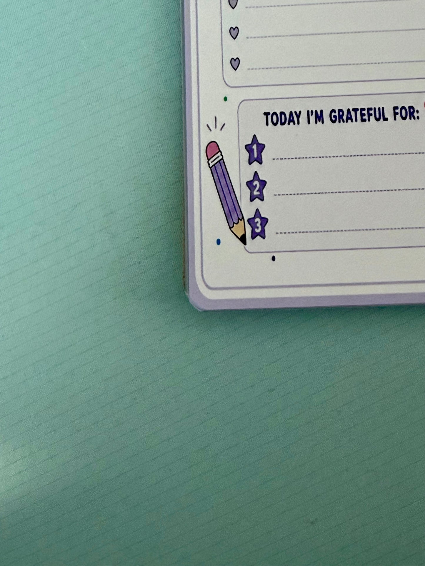 Starburst Days Notes & Journaling Pad – Handmade Celestial Pastel | Mood Tracker + Gratitude + Notes