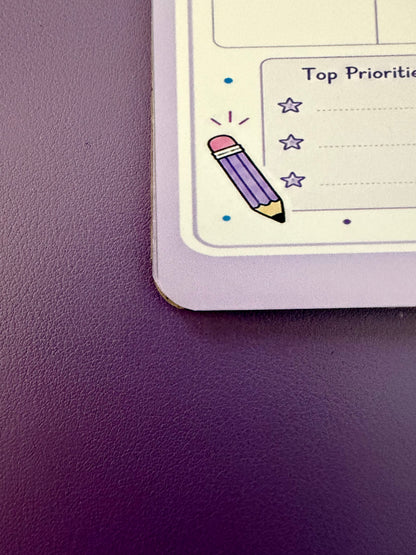 Starburst Days Weekly Planner – Handmade Celestial Pastel | Mon–Sun Layout with Priorities & NotesStarburst Days Weekly Planner – Handmade Celestial Pastel | Mon–Sun Layout with Priorities & Notes