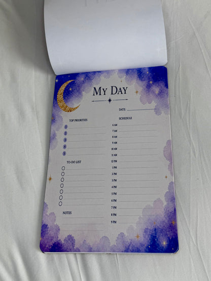 Luna Bloom My Day Planner Notepad