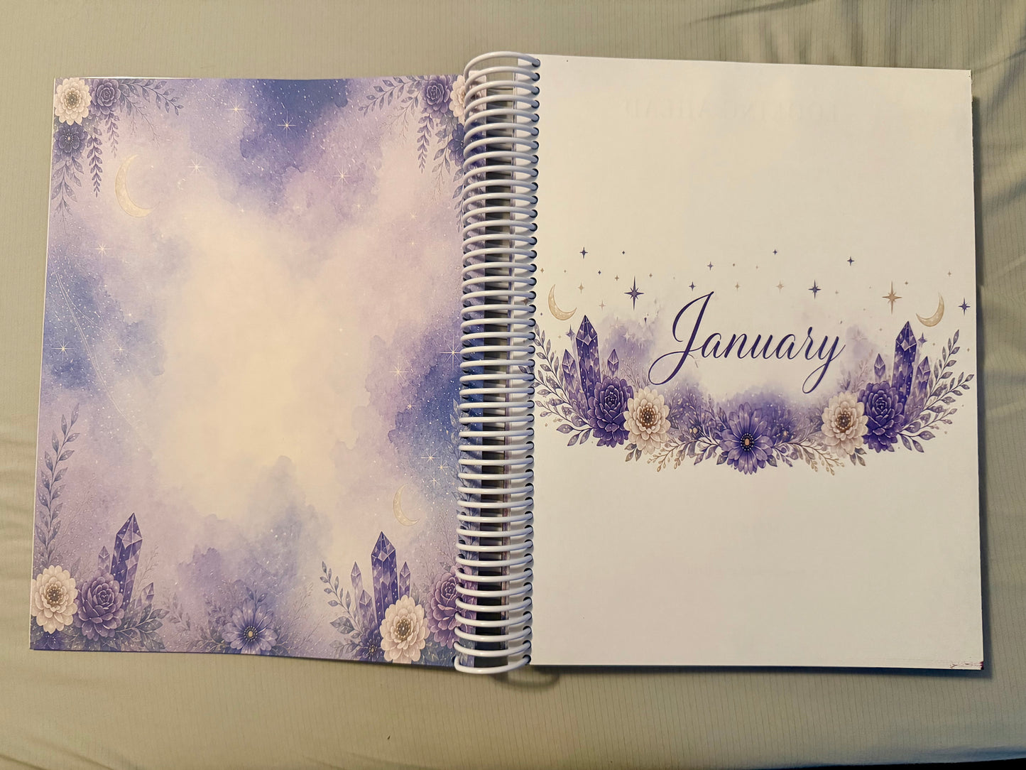 The 2027 Life Journal | Celestial Planner | Handmade 8.5×11 Guided Journal