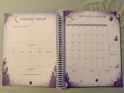 The 2027 Life Journal | Celestial Planner | Handmade 8.5×11 Guided Journal