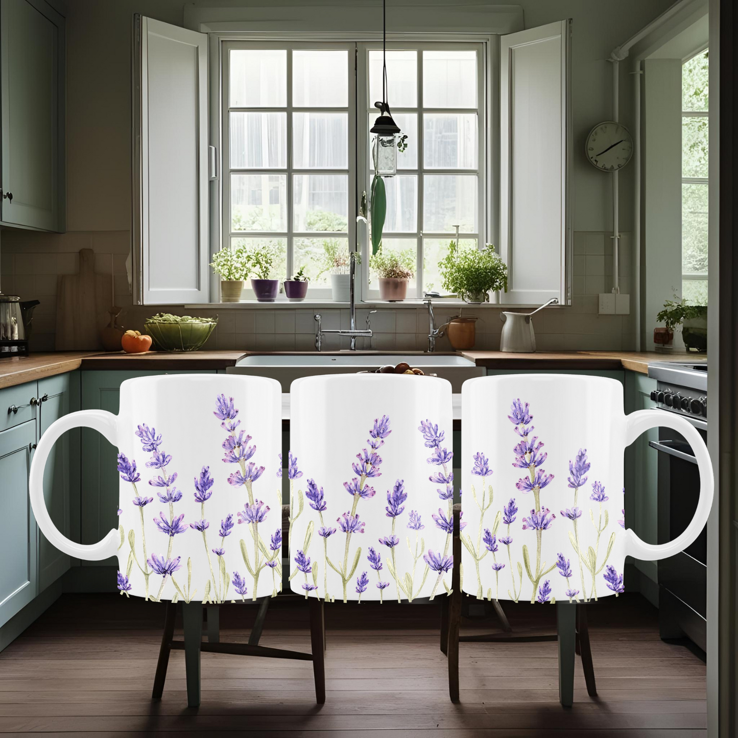 Lavender Flowers Mug