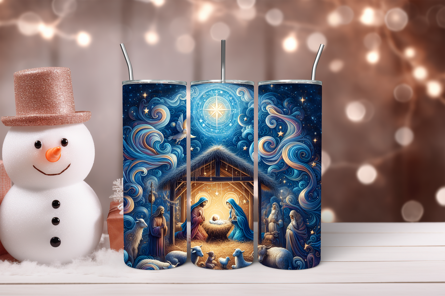 Holy Night Nativity 20oz Tumbler