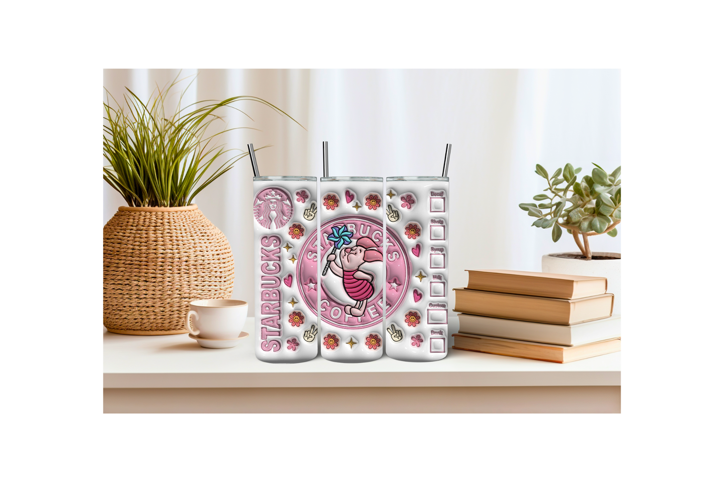 Piglet Starbucks 20oz Tumbler