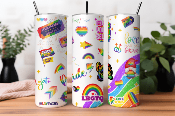 Pride Rainbow 20oz Tumbler