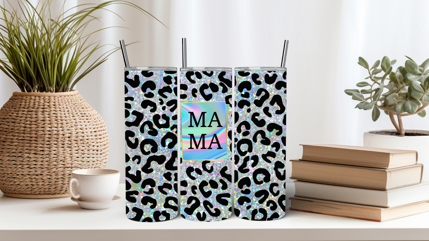 Glitter Leopard 20oz Tumbler