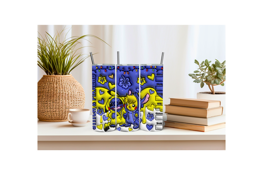 Pikachu & Stitch Starbucks 20oz Tumbler