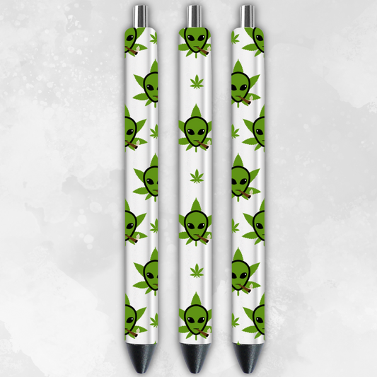 Cannabis Transparent 4 Pack of Pens