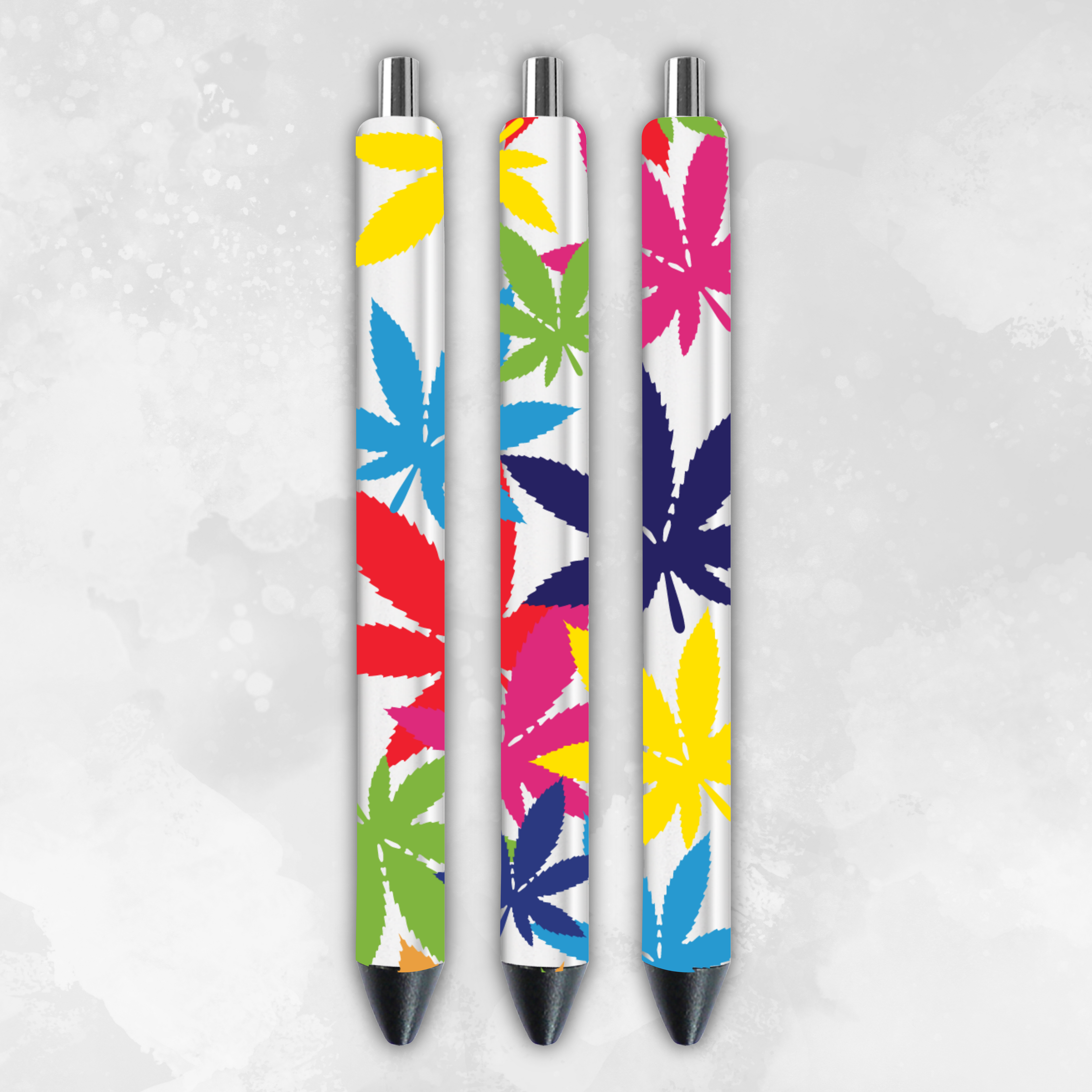 Cannabis Transparent 4 Pack of Pens