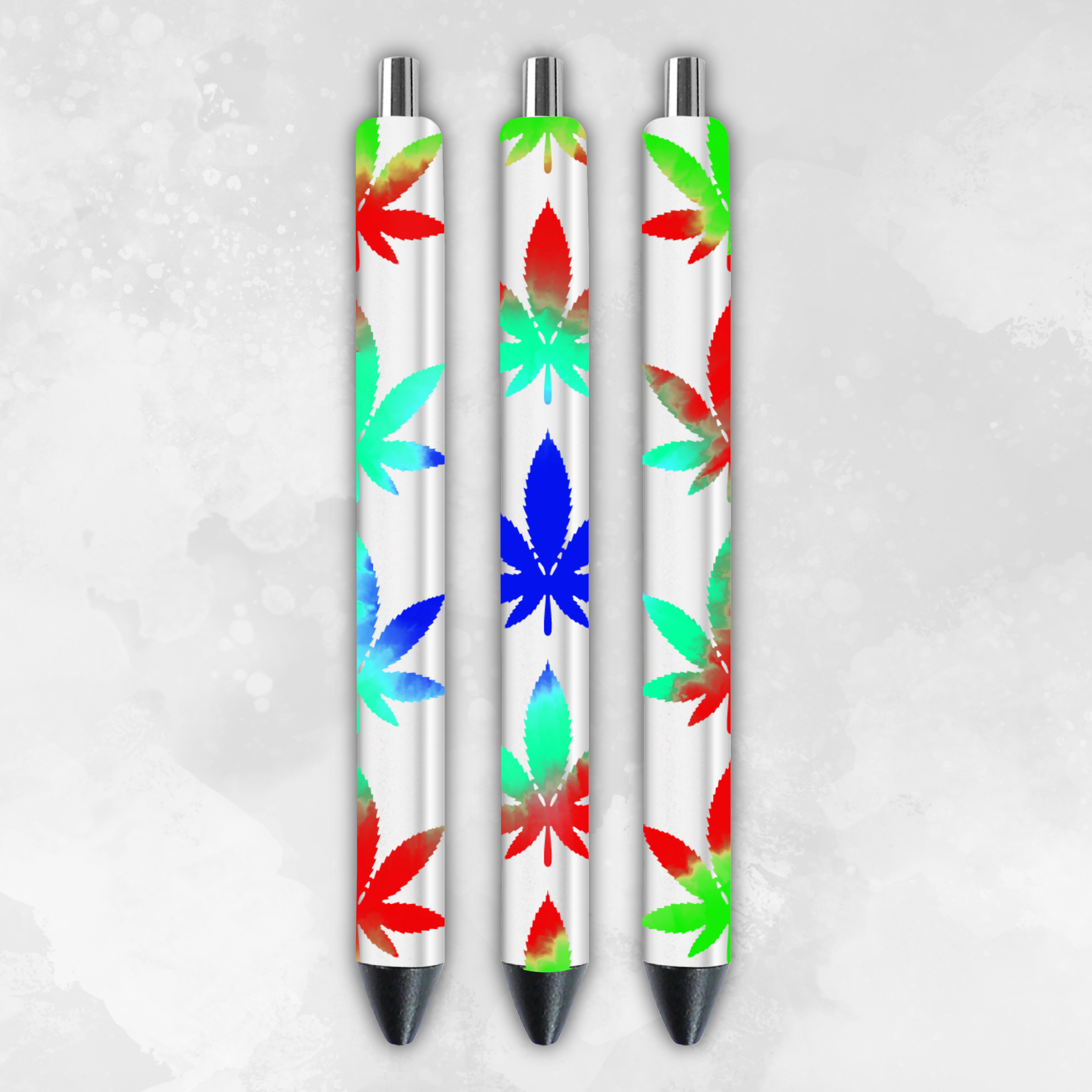 Cannabis Transparent 4 Pack of Pens